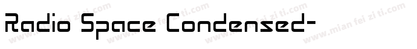 Radio Space Condensed字体转换
